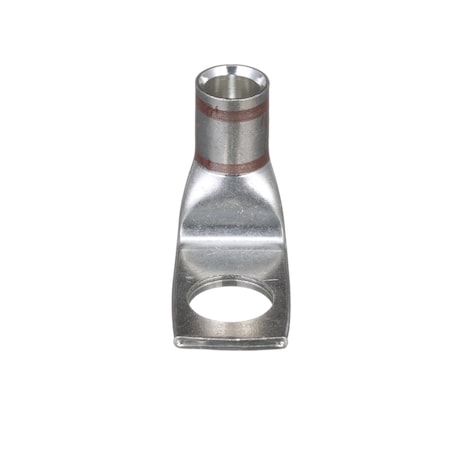 Panduit One-Hole Compression Lug, 2 AWG Max, 1 to 2 in Stud, Standard Barrel, Copper, Brown LCAX2-12F-E